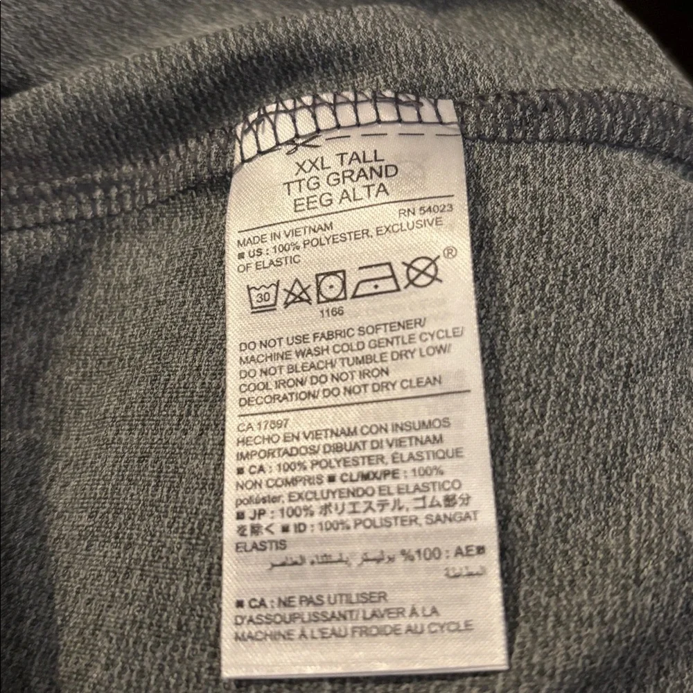 👛 (ANY 2/$20) OLD NAVY Active Grey Layering Sporty Tank Top - Picture 6 of 6